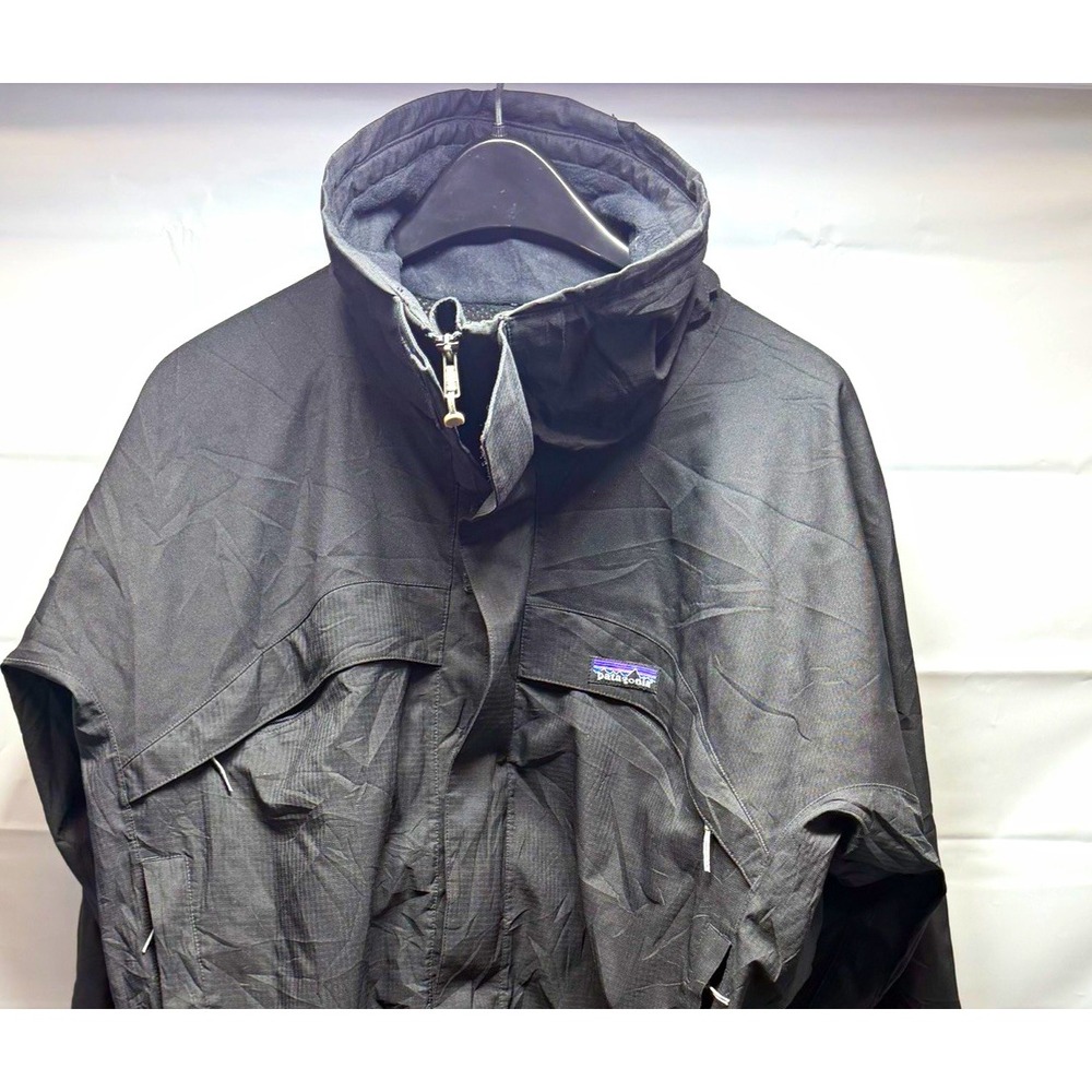 Patagonia Men's L Primo Ski Jacket Black H2No Shell 29325 Vintage Winter Large
